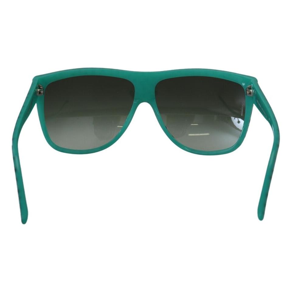 Dolce & Gabbana Chic Square Sunglasses with Star Pattern Dolce & Gabbana Dark Slate Gray