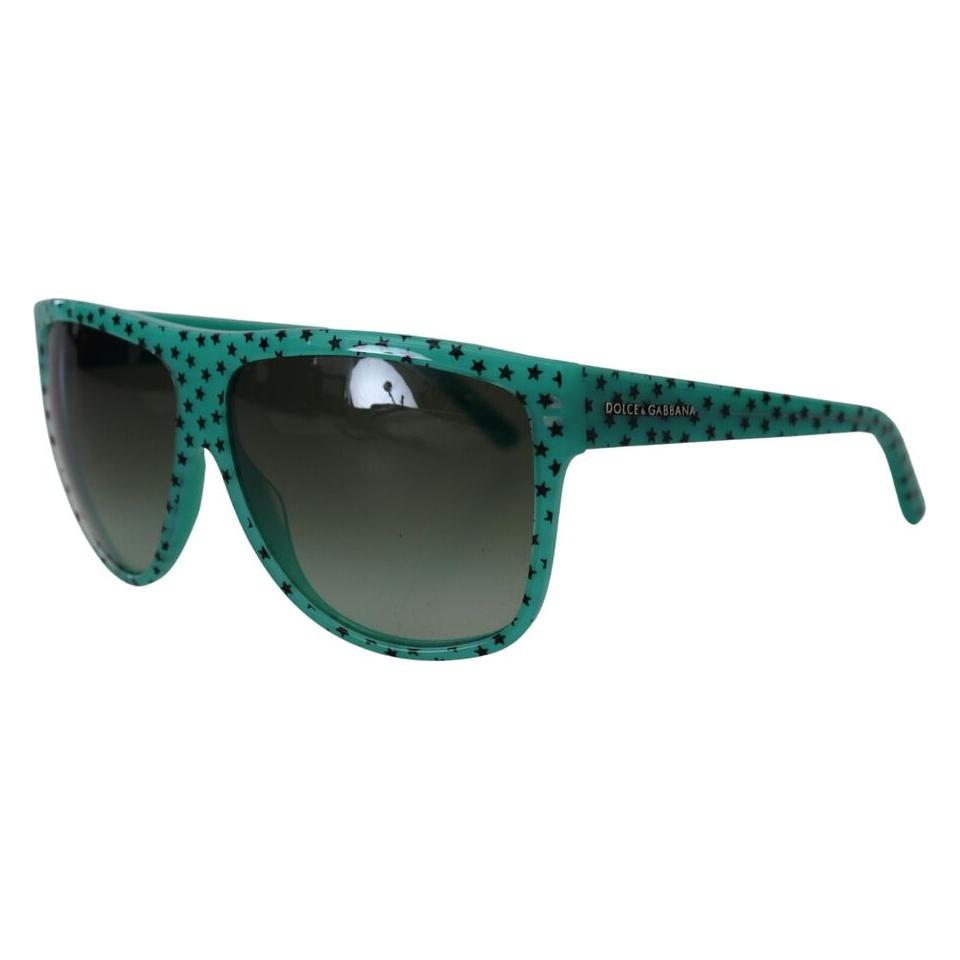 Dolce & Gabbana Chic Square Sunglasses with Star Pattern Dolce & Gabbana Dark Slate Gray