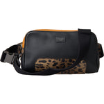 Dolce & Gabbana Black Exotic Leather Logo Belt Waist Fanny Pack Bag BAG1248