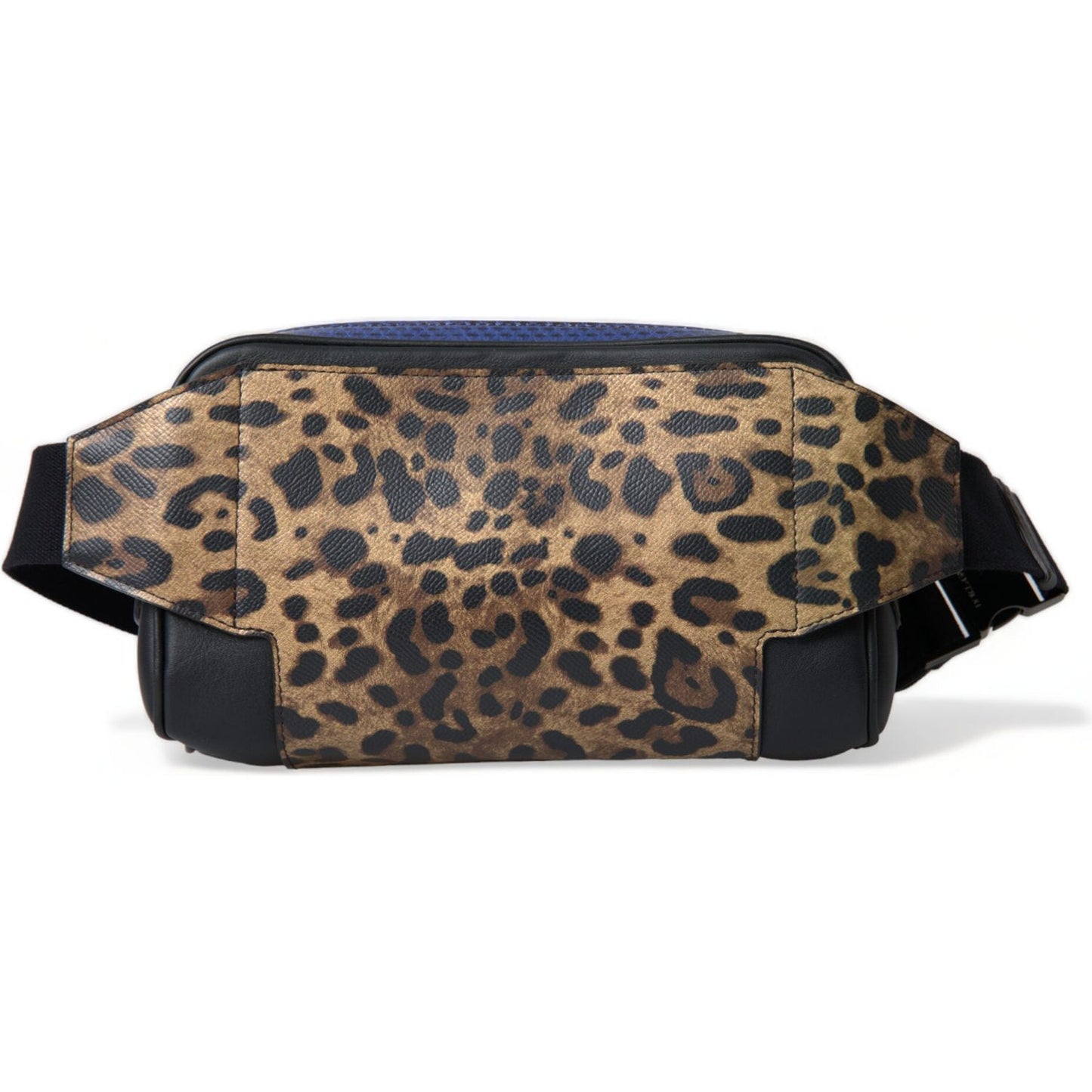 Dolce & Gabbana Black Exotic Leather Logo Belt Waist Fanny Pack Bag BAG1248