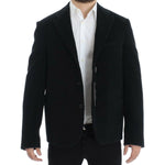 Dolce & Gabbana Elegant Black Martini Blazer Jacket Dolce & Gabbana Black