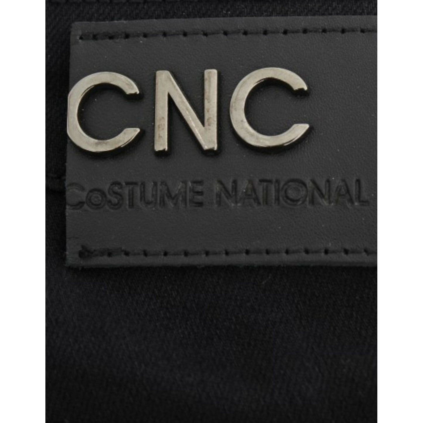 Costume National Elegant Black Straight Leg Jeans Jeans & Pants Costume National Dark Slate Gray