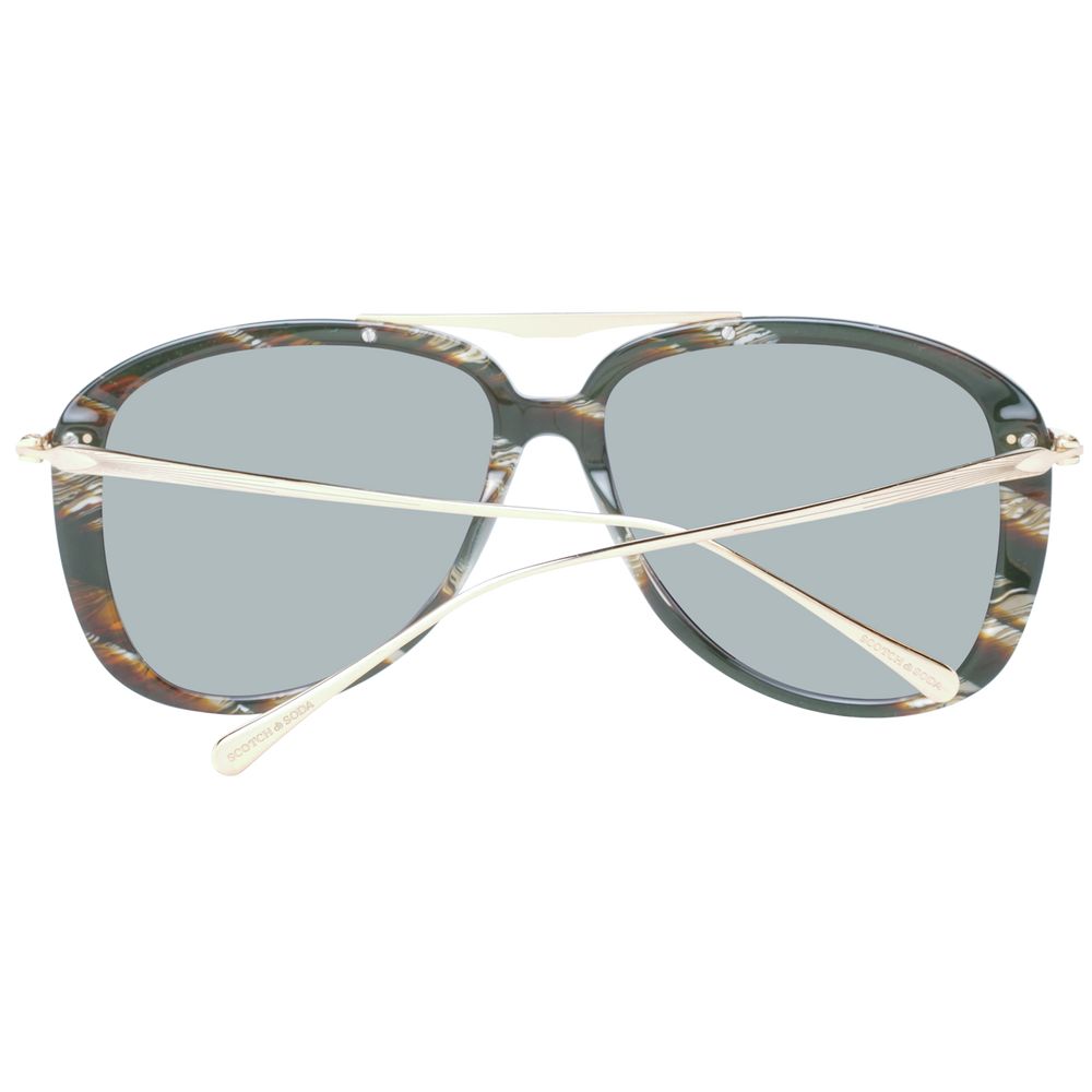 Scotch & Soda Black Men Sunglasses Scotch & Soda Dark Gray