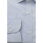 Bagutta Light Blue Cotton Men Shirt BA-23933-XL