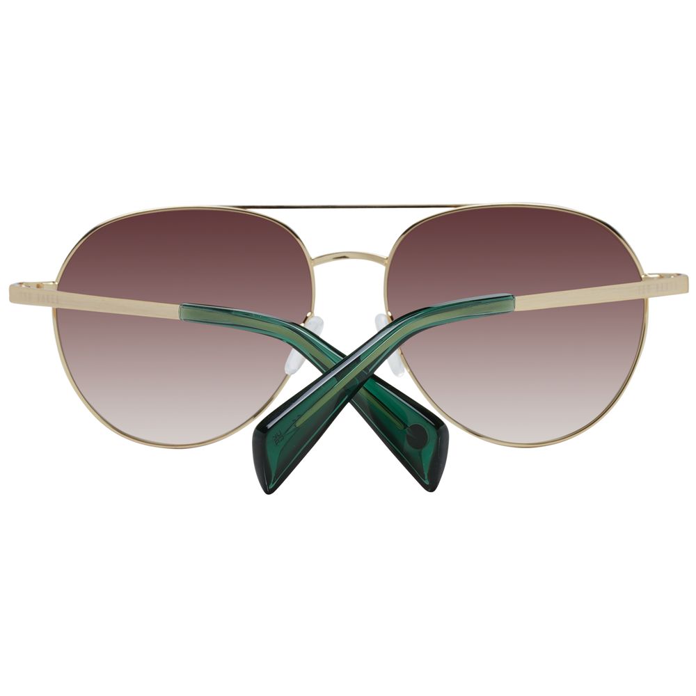 Ted Baker Gold Men Sunglasses Ted Baker Rosy Brown