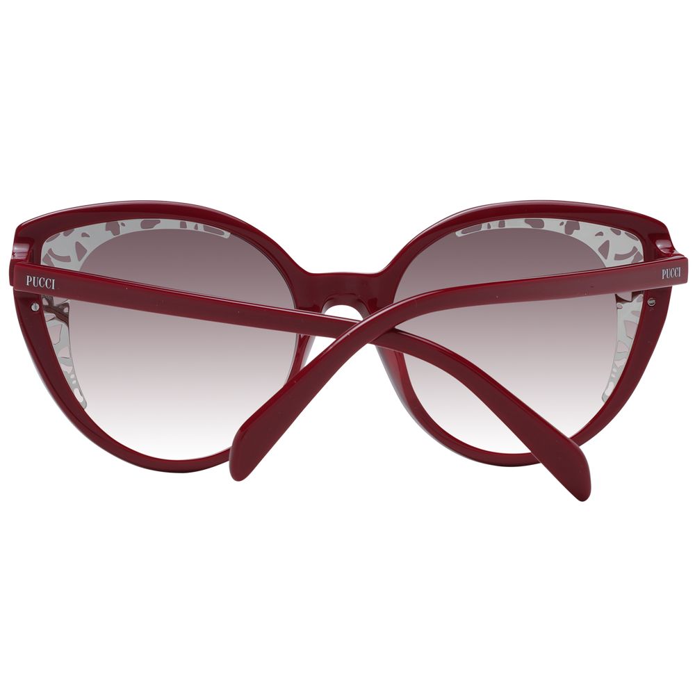 Emilio Pucci Red Women Sunglasses Emilio Pucci Saddle Brown
