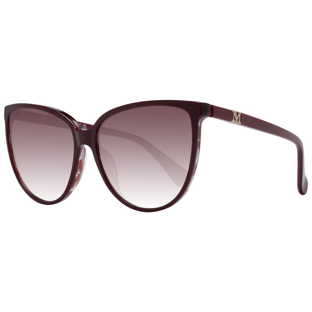 Max Mara Burgundy Women Sunglasses Max Mara Slate Gray