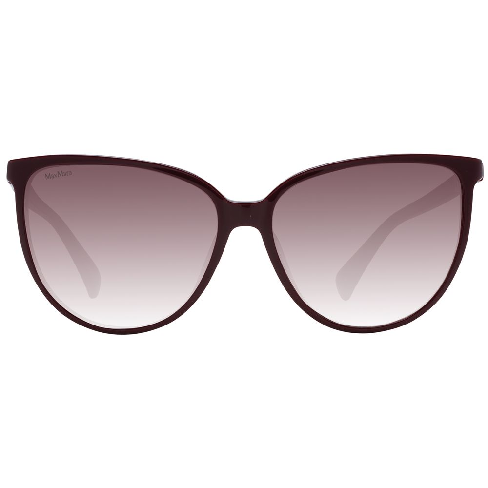 Max Mara Burgundy Women Sunglasses Max Mara Rosy Brown
