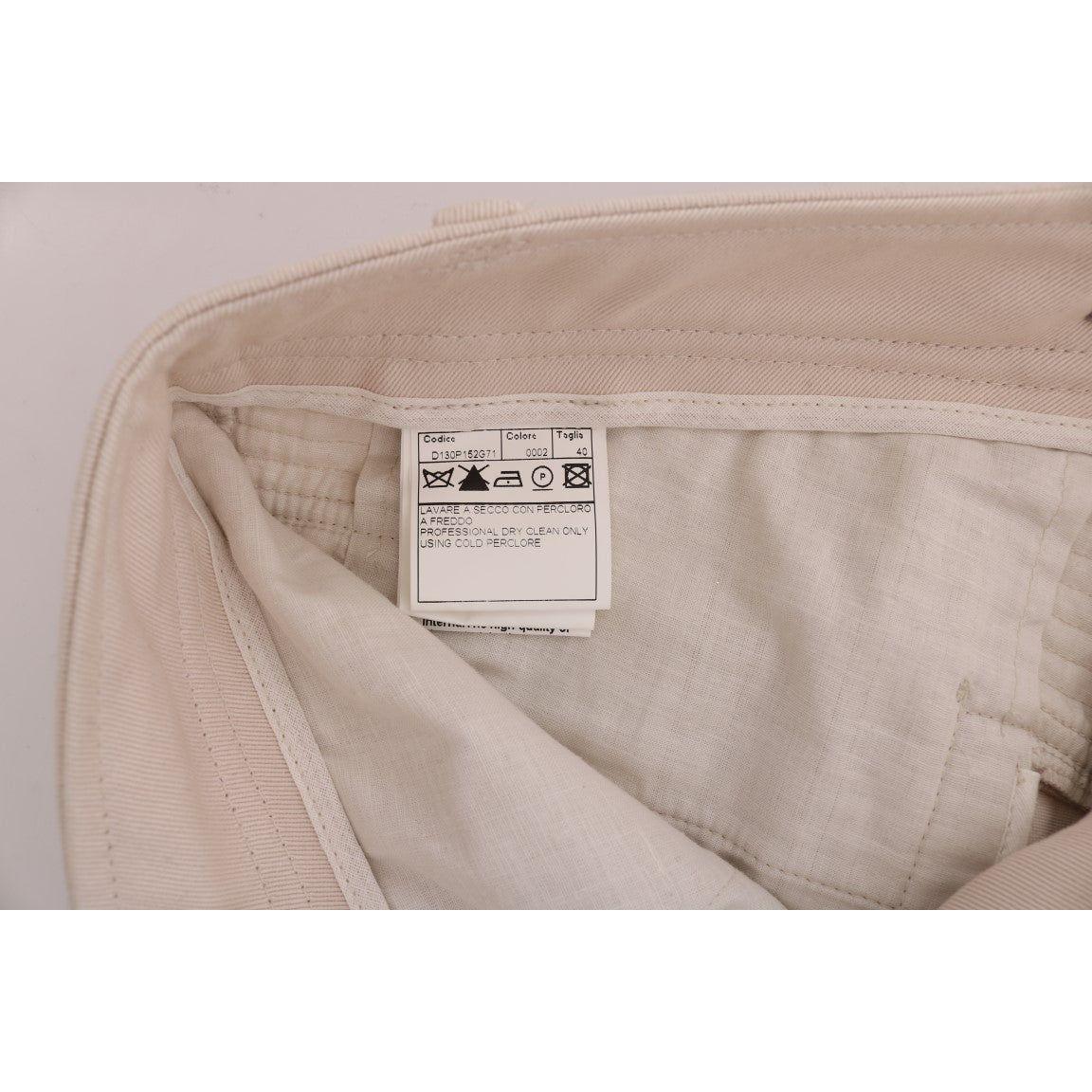 Ermanno Scervino Chic White Slim Fit Denim Treasure Ermanno Scervino Dark Gray