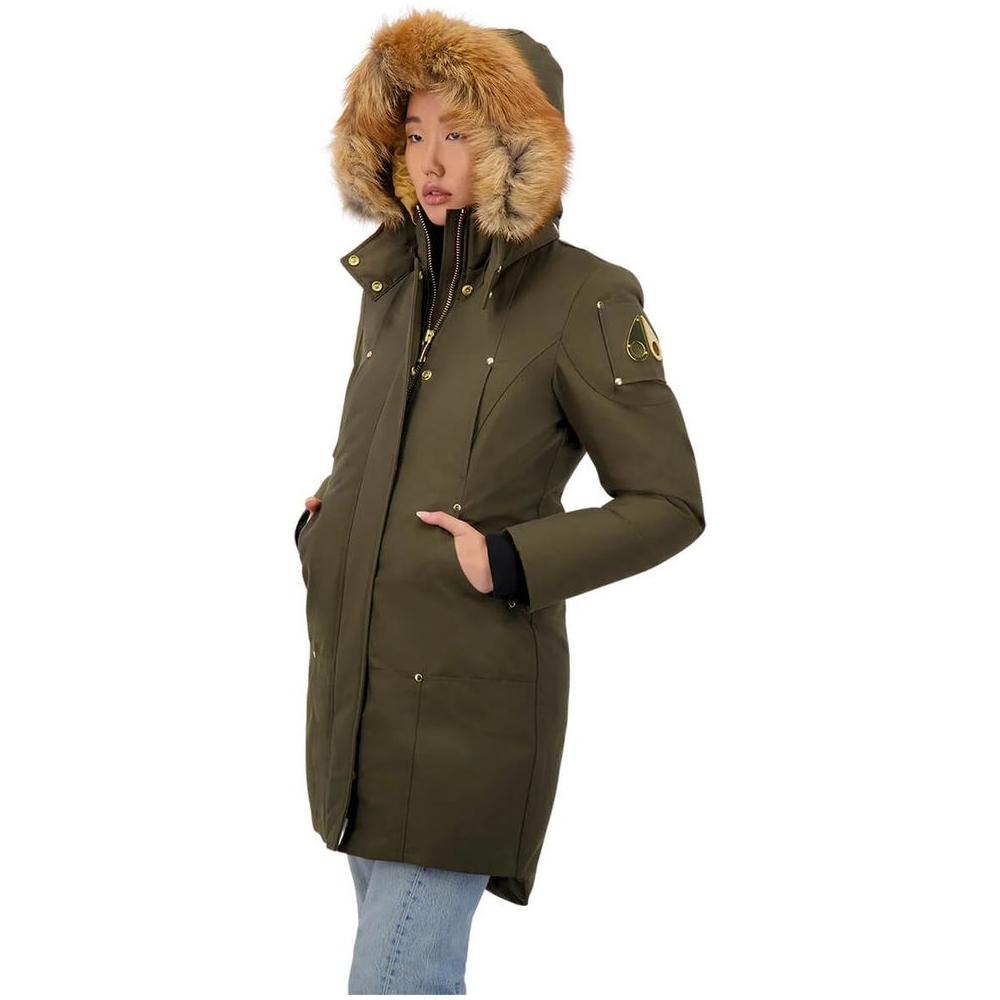 Moose Knuckles Army Cotton Women Coat Moose Knuckles Dark Slate Gray