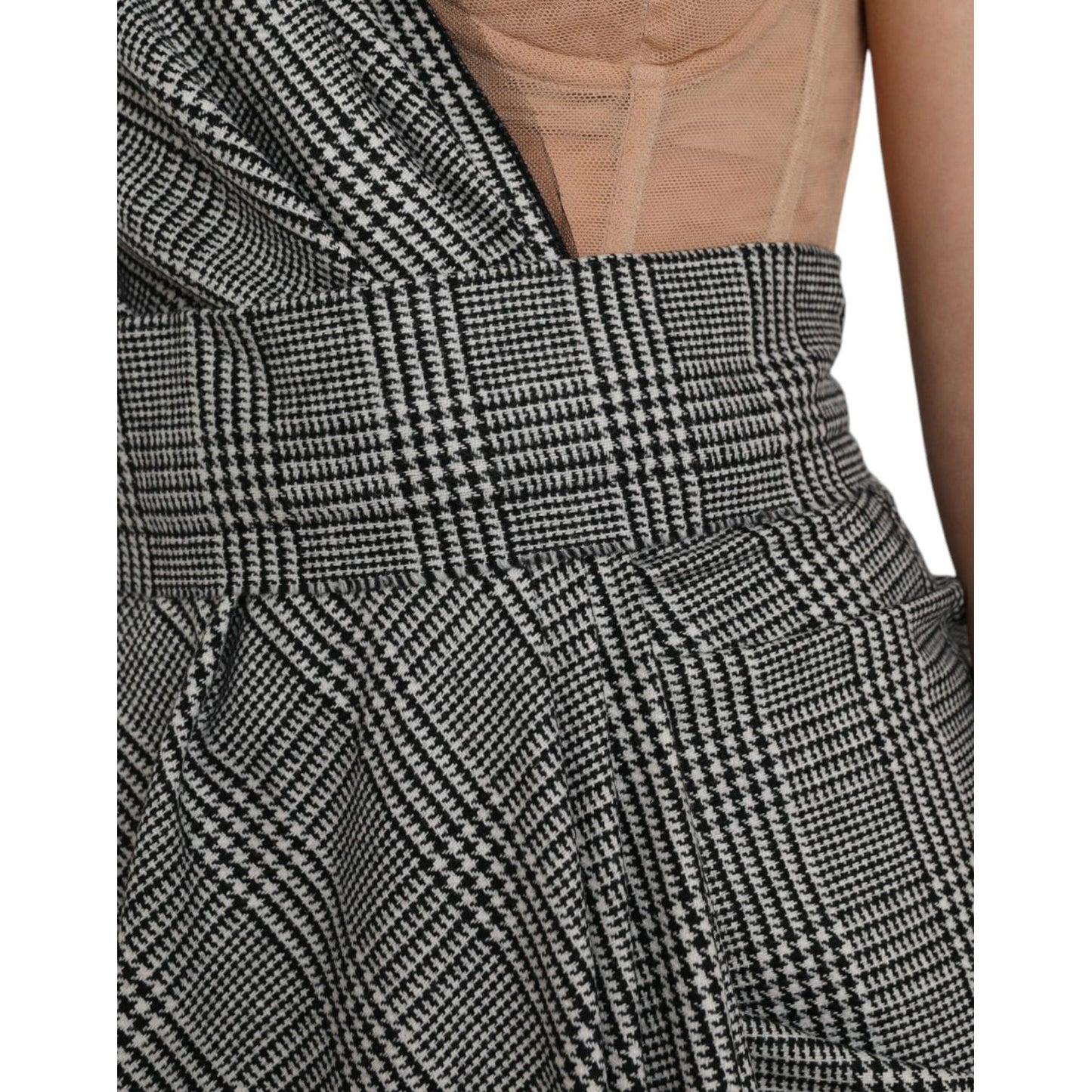 Dolce & Gabbana Gray Beige Layered One Shoulder Maxi Dress Dolce & Gabbana Dark Slate Gray