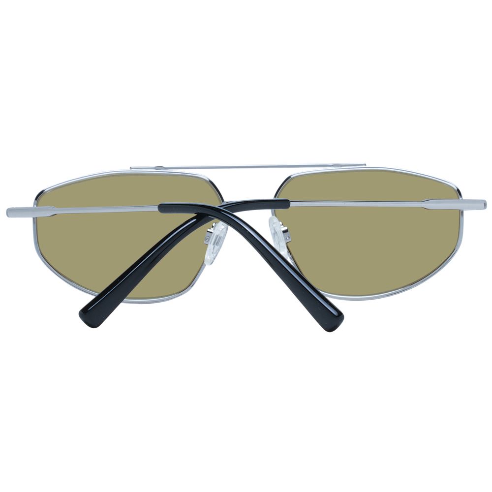 Serengeti Silver Men Sunglasses Serengeti Dark Sea Green