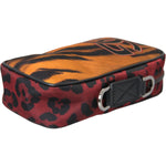Dolce & Gabbana Multicolor Tiger Print Nylon Logo Cross Body Bag BAG1440