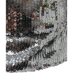 Dolce & Gabbana Silver Sequined Nylon Bucket Hat Men Dolce & Gabbana Dark Slate Gray