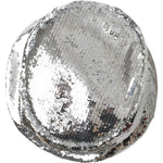 Dolce & Gabbana Silver Sequined Nylon Bucket Hat Men Dolce & Gabbana Dark Gray