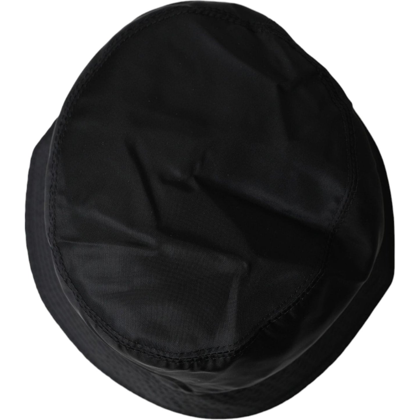 Dolce & Gabbana Black Wide Brim Cap Bucket Hat Men Dolce & Gabbana Black