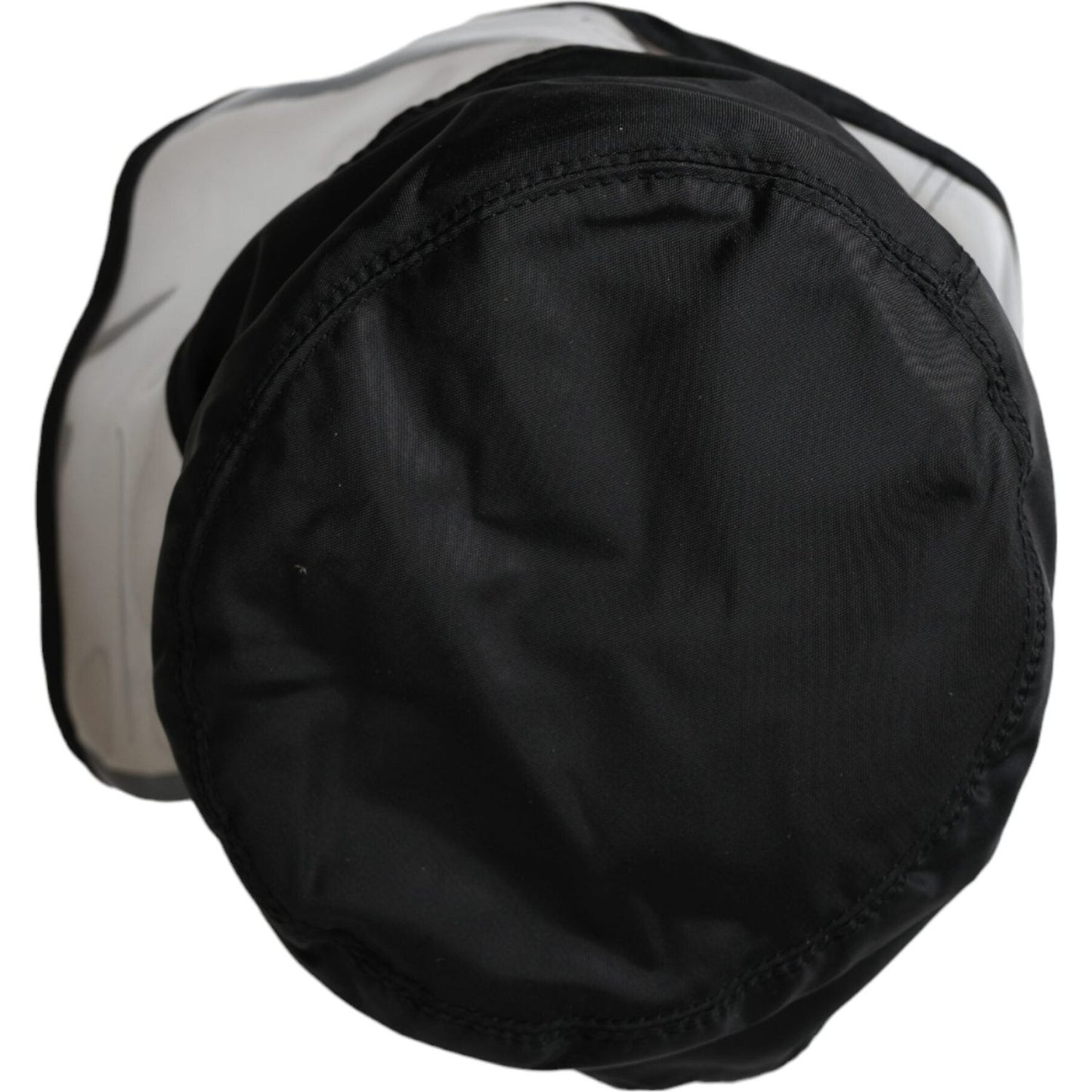 Dolce & Gabbana Black Polyester Plastic Bucket Hat Men Dolce & Gabbana Black