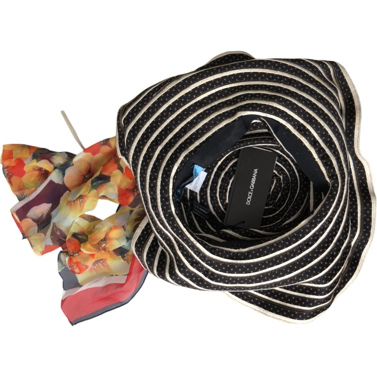Dolce & Gabbana Multicolor Fantasy Wide Brim Floppy Hat