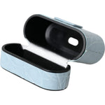 Dolce & Gabbana Light Blue Leather Metal Logo Plaque Airpods Case SMY10284