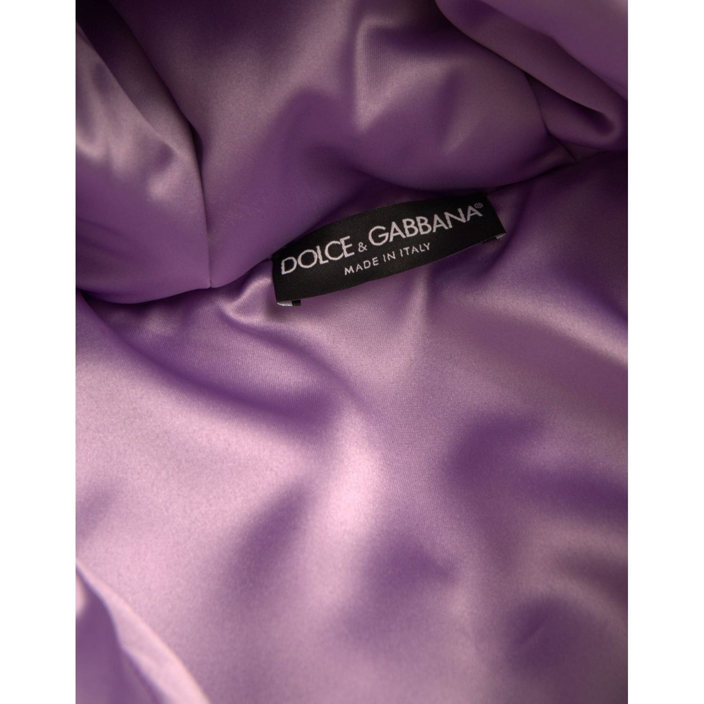 Dolce & Gabbana Multicolor Heart Logo Hooded Puffer Jacket JKT3833-52