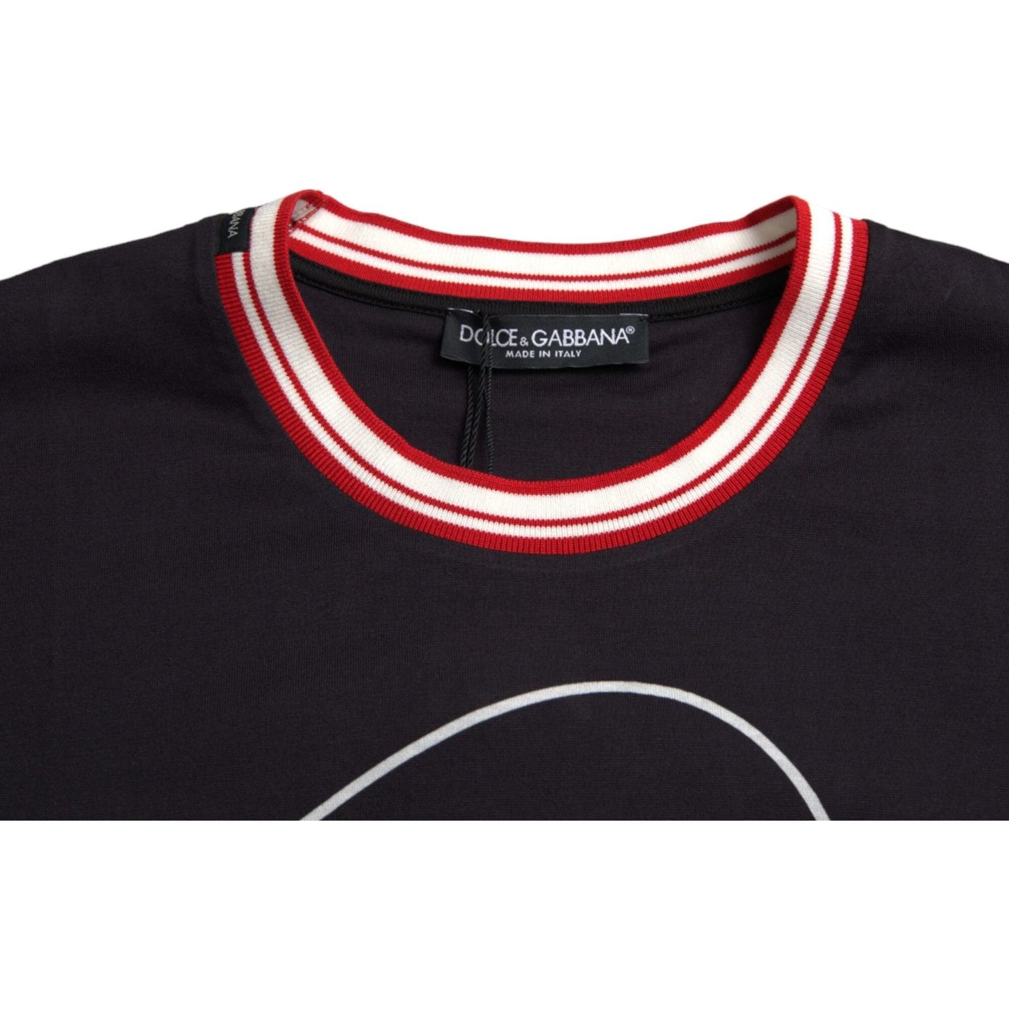 Dolce & Gabbana Black Cotton 2019 Year of the Pig T-shirt TSH86275-52