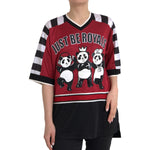 Dolce & Gabbana Multicolor Royals Panda Oversized T-shirt TSH83969-46