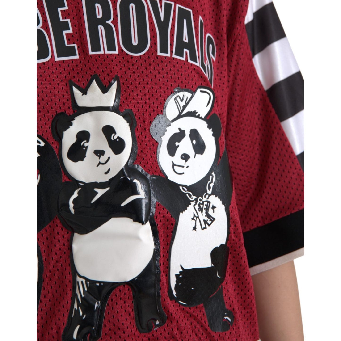 Dolce & Gabbana Multicolor Royals Panda Oversized T-shirt TSH83969-46
