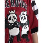 Dolce & Gabbana Multicolor Royals Panda Oversized T-shirt TSH83969-46