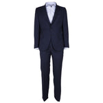 Made in Italy Blue Wool Men Suit ER-12394-IT46 | S