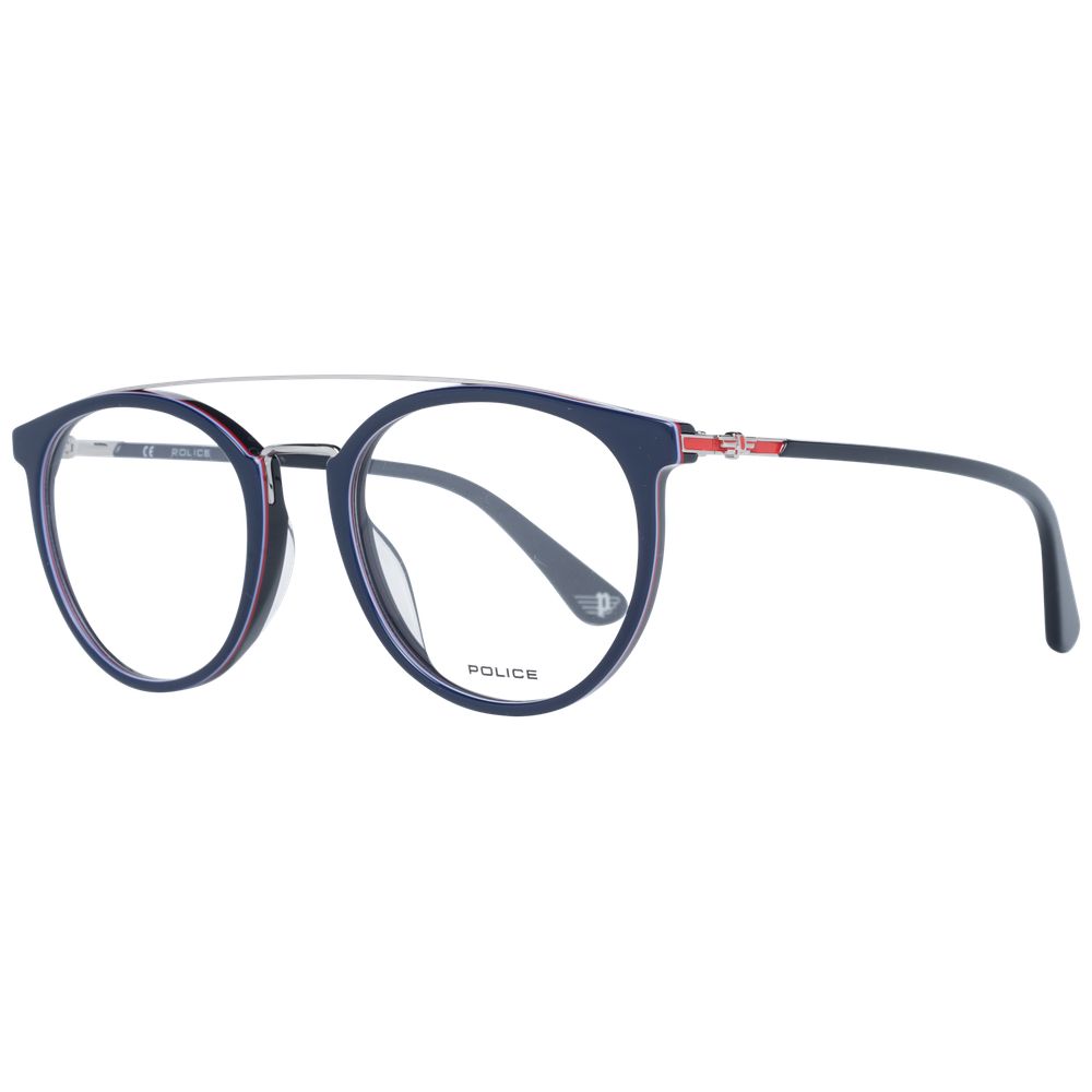 Police Blue Men Glasses Frame