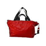 Dolce & Gabbana Red Nylon Calfskin Hand Shoulder Duffel Bag BAG1486