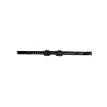 Dolce & Gabbana Black Silk Polka Dot Adjustable Neck Men Papillon Bow Tie FT3901