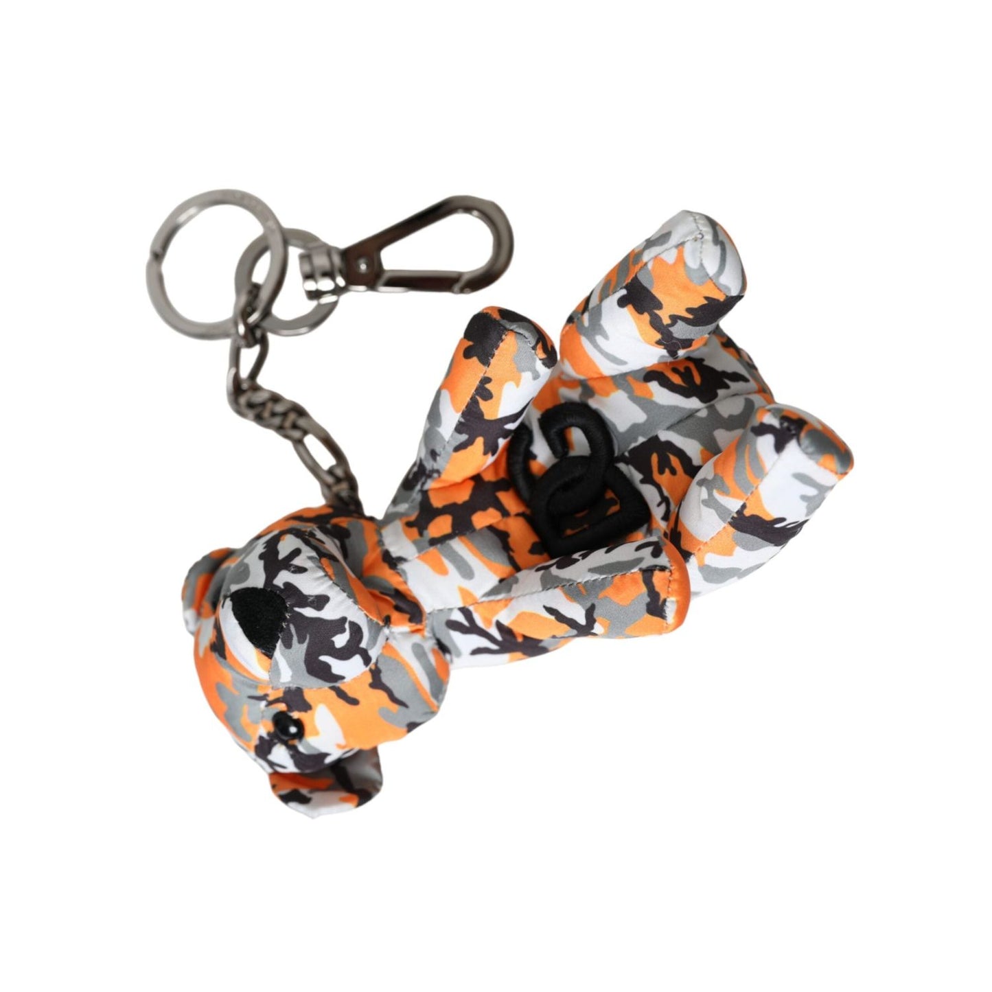 Dolce & Gabbana Multicolor Camouflage Animal Silhouette Keychain Keyring SMY10317