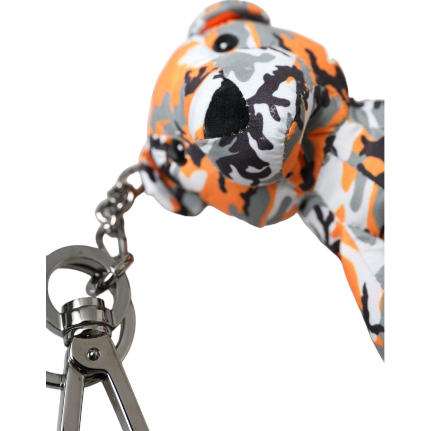 Dolce & Gabbana Multicolor Camouflage Animal Silhouette Keychain Keyring SMY10317