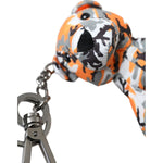 Dolce & Gabbana Multicolor Camouflage Animal Silhouette Keychain Keyring SMY10317