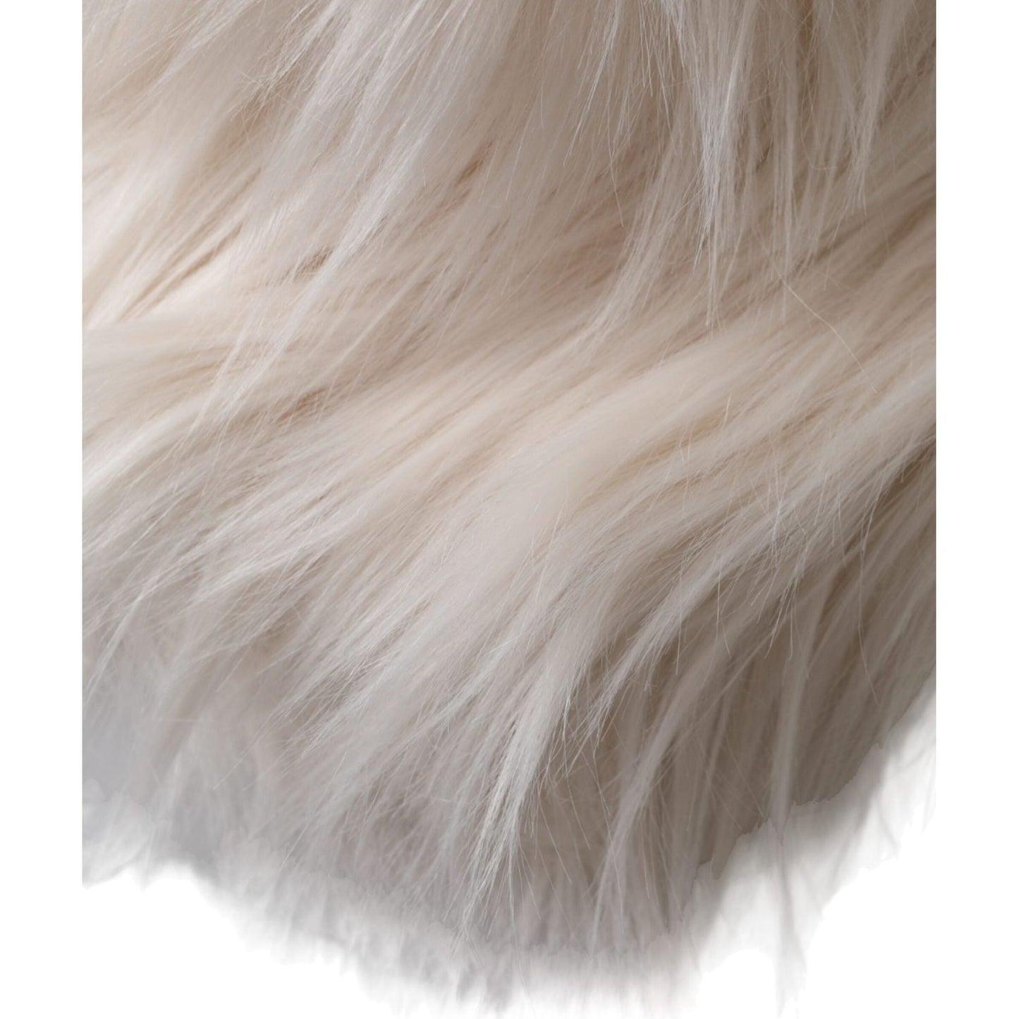Dolce & Gabbana Off White Acrylic Fur Womens Bucket Hat HAT9561-57