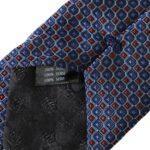 Dolce & Gabbana Navy Blue Silk Patterned Adjustable Men Tie KRA3304