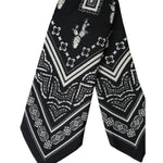 Dolce & Gabbana Black Patterned 100%Silk Adjustable Tie KRA3394