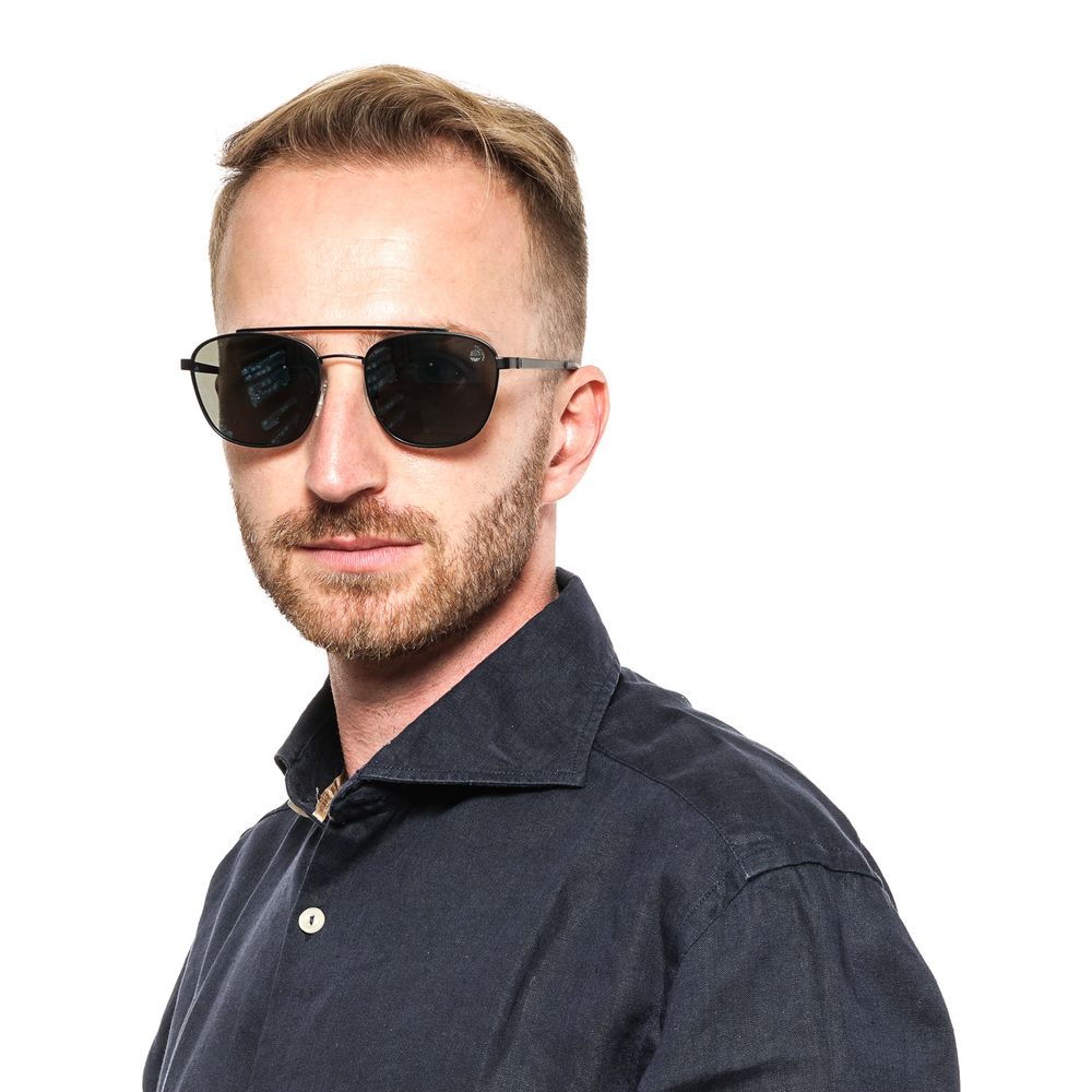 Timberland Black Men Sunglasses Timberland Dark Slate Gray