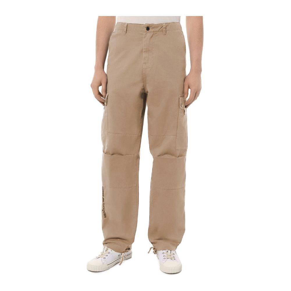 Comme Des Fuckdown Beige Cotton Jeans & Pant Comme Des Fuckdown Rosy Brown