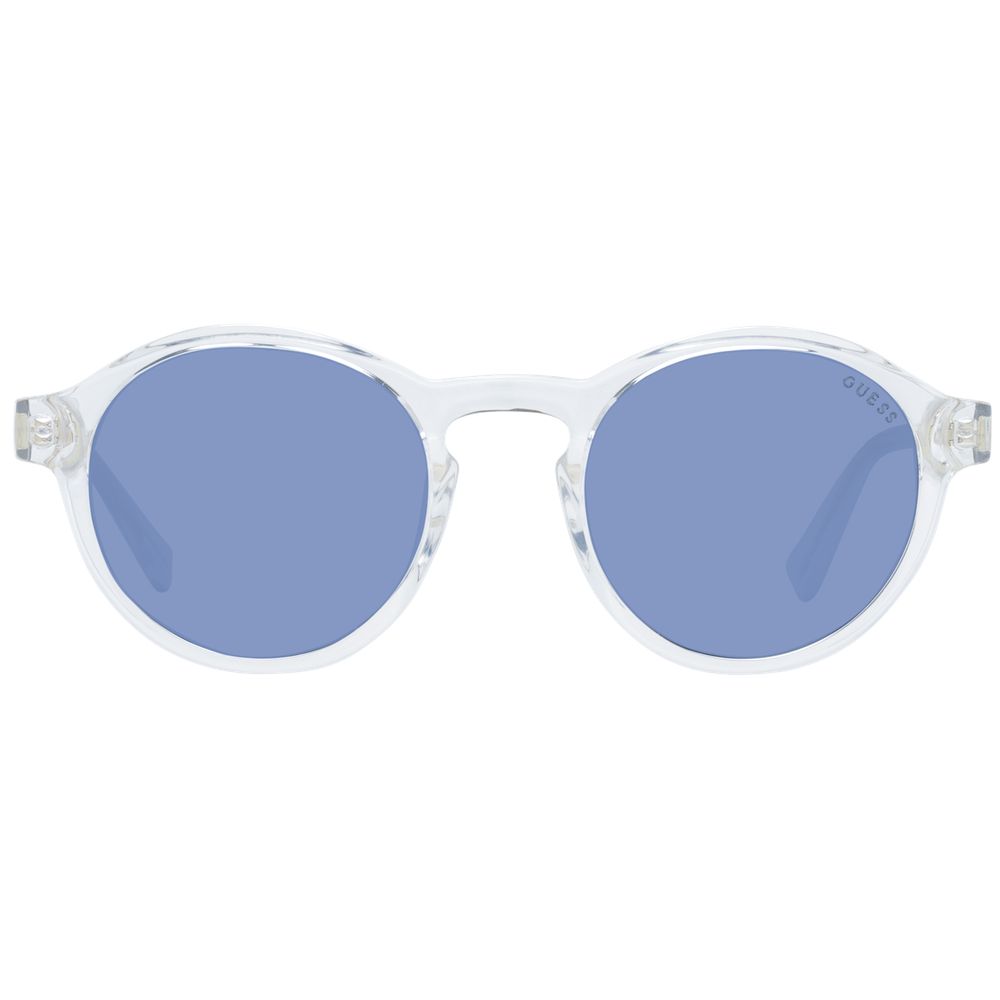 Guess White Men Sunglasses Guess Light Slate Gray