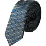 Dolce & Gabbana Green Patterned 100% Silk Adjustable Men Tie KRA3329