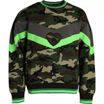Dolce & Gabbana Multicolor Camouflage Sweatshirt Sweater TSH86428-52