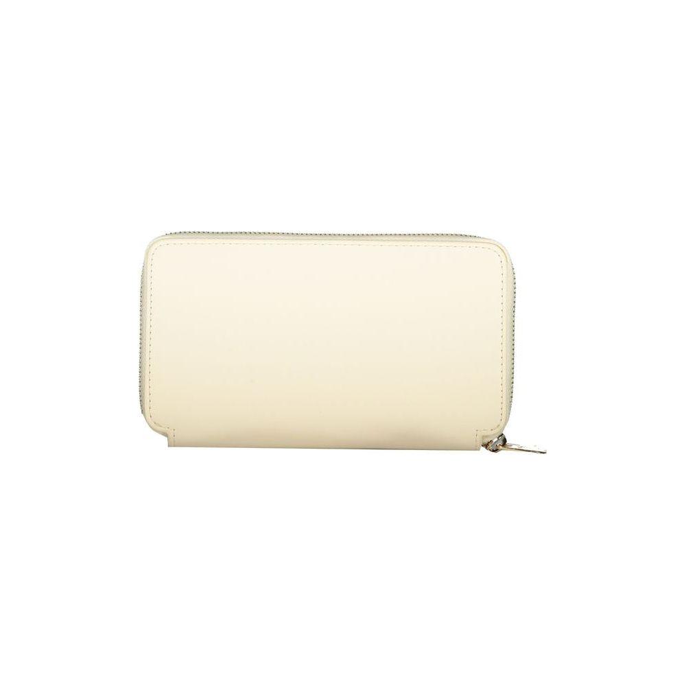 Tommy Hilfiger Beige Polyethylene Wallet Tommy Hilfiger Antique White