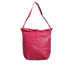 Patrizia Pepe Fuchsia Pink Leather Shoulder Purse Tote Bag BAG1553