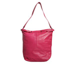 Patrizia Pepe Fuchsia Pink Leather Shoulder Purse Tote Bag BAG1553