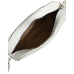 Aniye By White Croc Print Leather Crossbody Sling Bag BAG1573