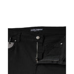 Dolce & Gabbana Black Cotton Stretch Skinny Denim Jeans PAN74214-46