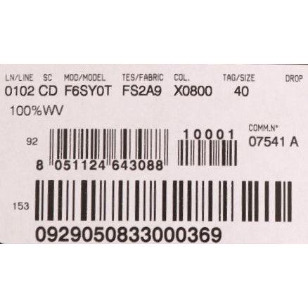 Dolce & Gabbana Gray Polka Dotted Sheath Wool Dress