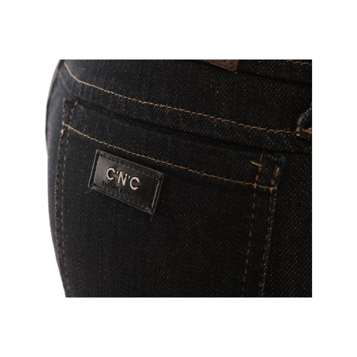 Costume National Svelte Dark Blue Cotton Slim Jeans Costume National Black